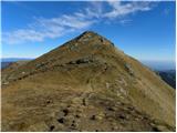 Parkirišče pod prelazom Weinebene - Seespitz (Golica/Koralpe)